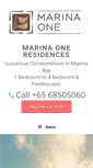 Mobile Screenshot of marina-one-singapore.com